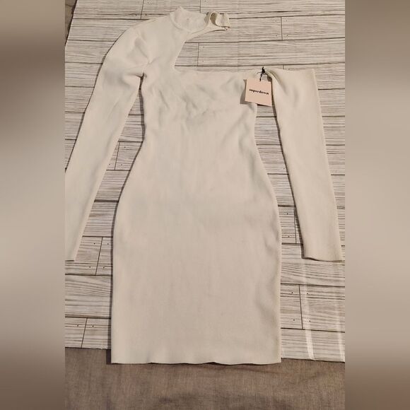 Superdown Kattie Cut Out Dress Off White Size XS - Picture 2 of 14